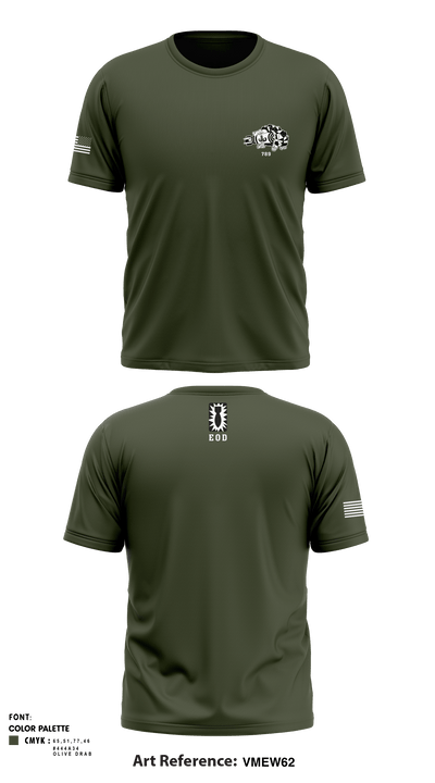 789th EOD 33174238 Short Sleeve Performance Shirt - 5