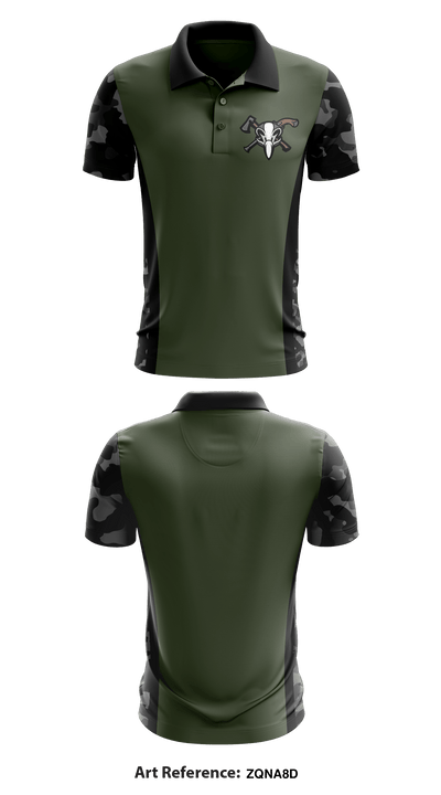 BushRats 52640068 Short Sleeve Performance Polo - 1