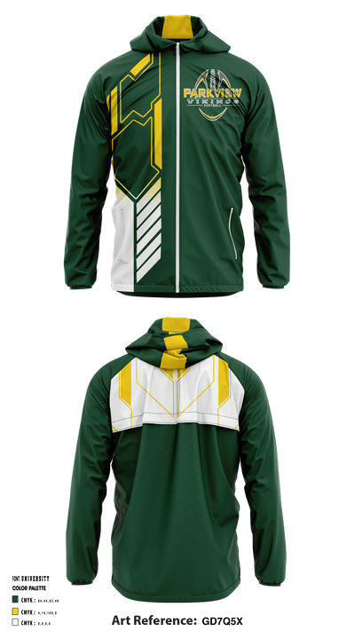 Parkview High School Football 94020940 Windbreaker - 1