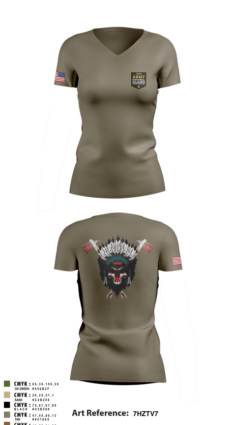 Women's Short Sleeve Vneck Shirt, , Army, Teamtime, Team time, sublimation, custom sports apparel, team uniforms, spirit wear, spiritwear, sports uniforms, custom shirts, team store, custom team store, fundraiser sports, apparel fundraiser