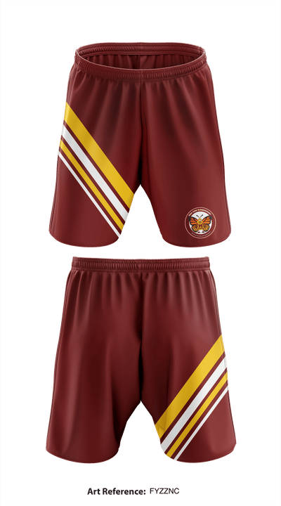 Red Oak Elementary 3697008 Athletic Shorts With Pockets - 1