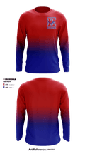 Hays High School Football 16072760 Long Sleeve Performance Shirt - 1