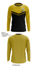 Green Sea Floyds High School Track 80656358 Long Sleeve Performance Shirt - 1
