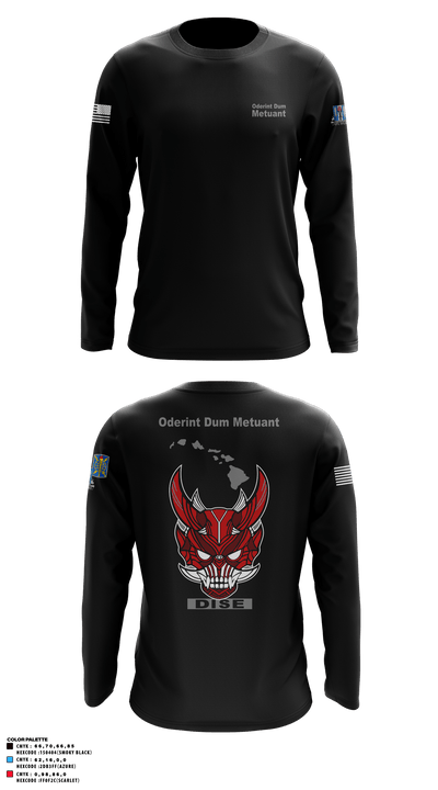 205th MI BN DISE 96750287 Long Sleeve Performance Shirt - 1
