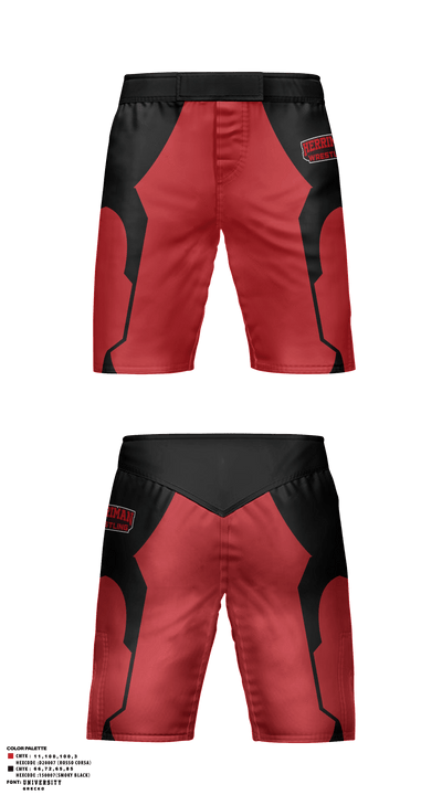 Herriman Wrestling 51123612 Fight Shorts - 1
