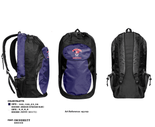 Gear Bag, Warrington Warwick Boys Basketball Association, Men's Basketball, Teamtime, Team time, sublimation, custom sports apparel, team uniforms, spirit wear, spiritwear, sports uniforms, custom shirts, team store, custom team store, fundraiser sports, apparel fundraiser