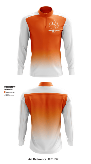 Quarter Zip Jacket, Lawrenceburg High School Golf, Golf, Teamtime, Team time, sublimation, custom sports apparel, team uniforms, spirit wear, spiritwear, sports uniforms, custom shirts, team store, custom team store, fundraiser sports, apparel fundraiser