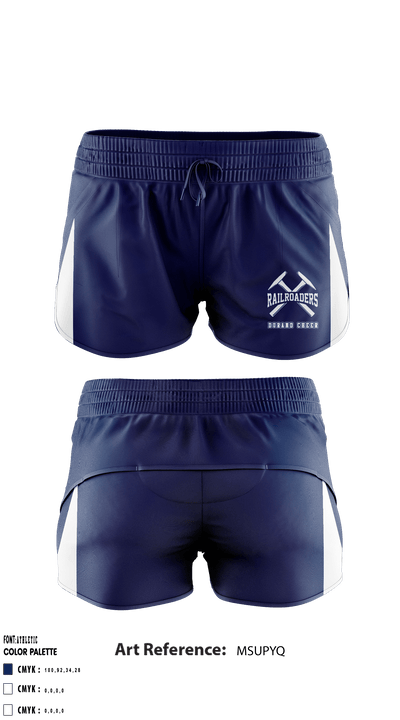 Durand High School Cheer 28550750 Womens Soccer Shorts - 1