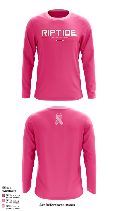 Riptide Wrestling Club 56669001 Long Sleeve Performance Shirt - 1