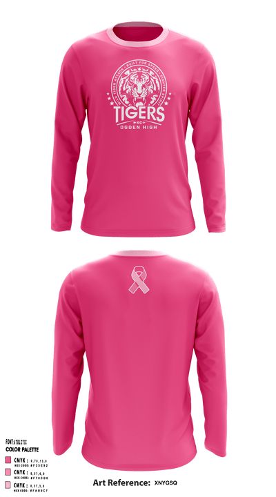 Ogden Tigers 30029752 Long Sleeve Performance Shirt - 1