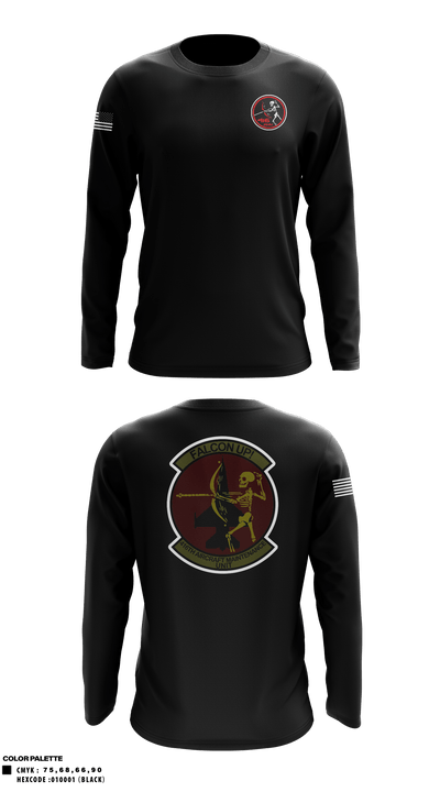 416 AMU 80199720 Long Sleeve Performance Shirt - 1