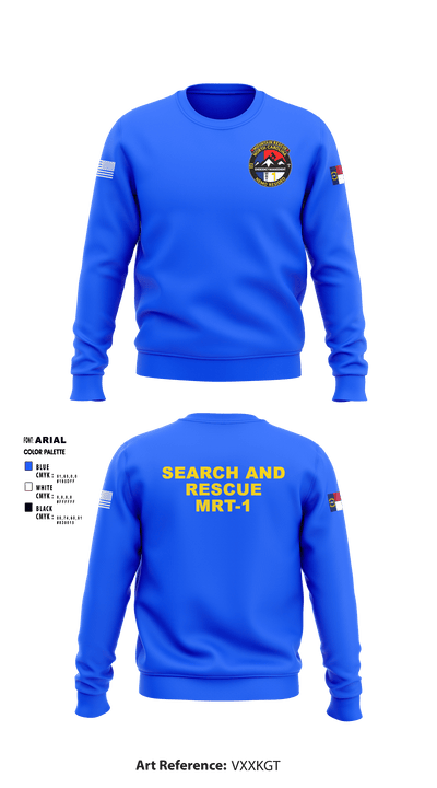Mountain Rescue Team 1 22343308 Crew Neck Sweatshirt - 3