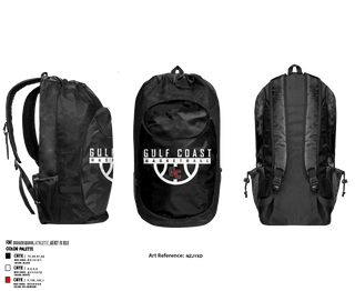 Gear Bag, Gulf Coast Heat Basketball, Men's Basketball, Teamtime, Team time, sublimation, custom sports apparel, team uniforms, spirit wear, spiritwear, sports uniforms, custom shirts, team store, custom team store, fundraiser sports, apparel fundraiser