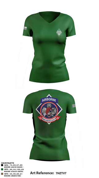 Women's Short Sleeve Vneck Shirt, , Army, Teamtime, Team time, sublimation, custom sports apparel, team uniforms, spirit wear, spiritwear, sports uniforms, custom shirts, team store, custom team store, fundraiser sports, apparel fundraiser