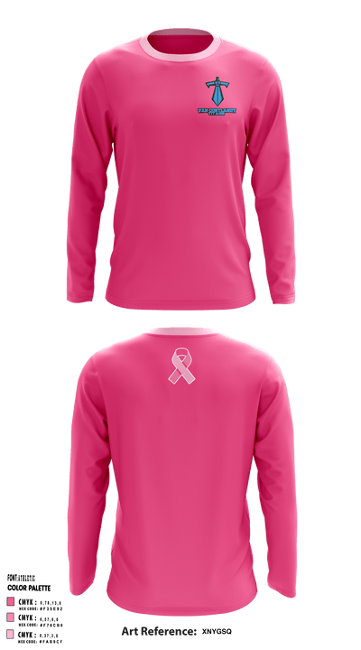 Van Cortlandt Titans 36698099 Long Sleeve Performance Shirt - 1