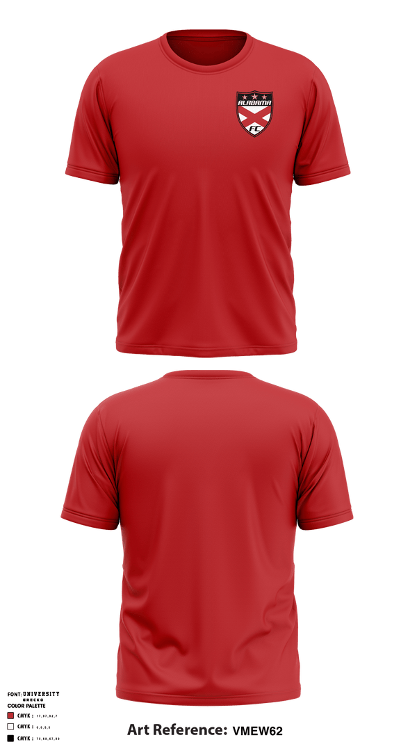 Short Sleeve Performance Shirt, Alabama FC, School Spirit Store, Teamtime, Team time, sublimation, custom sports apparel, team uniforms, spirit wear, spiritwear, sports uniforms, custom shirts, team store, custom team store, fundraiser sports, apparel fundraiser