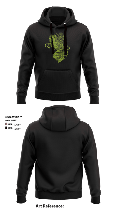 Troop C 5-4 Cavalry 34998263 Hoodie - 2