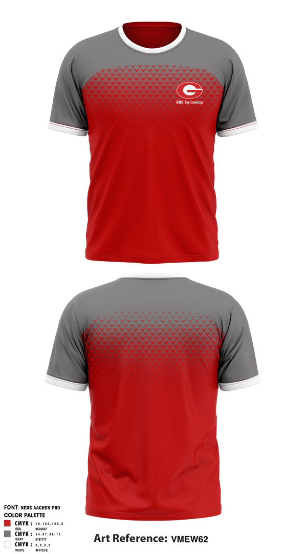 Short Sleeve Performance Shirt, GHS Swimming, Swimming, Teamtime, Team time, sublimation, custom sports apparel, team uniforms, spirit wear, spiritwear, sports uniforms, custom shirts, team store, custom team store, fundraiser sports, apparel fundraiser