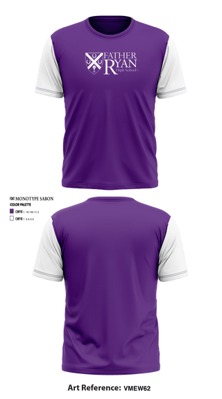 Short Sleeve Performance Shirt, Father Ryan High School Swimming, School Spirit Store, Teamtime, Team time, sublimation, custom sports apparel, team uniforms, spirit wear, spiritwear, sports uniforms, custom shirts, team store, custom team store, fundraiser sports, apparel fundraiser
