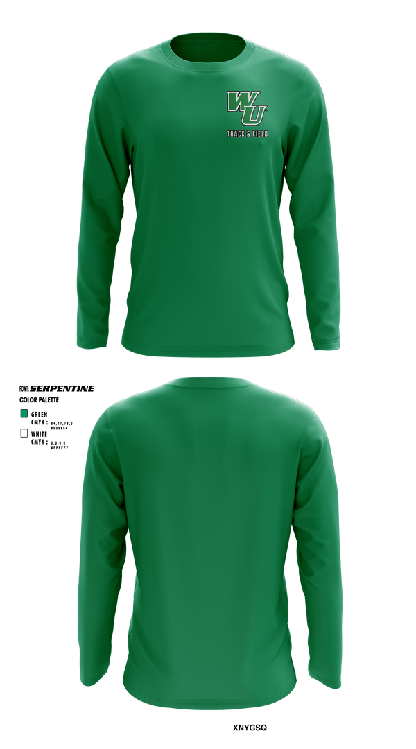 Long Sleeve Performance Shirt, Wilmington University Track, Track & Field, Teamtime, Team time, sublimation, custom sports apparel, team uniforms, spirit wear, spiritwear, sports uniforms, custom shirts, team store, custom team store, fundraiser sports, apparel fundraiser