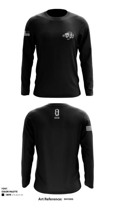 789th EOD 33174238 Long Sleeve Performance Shirt - 4