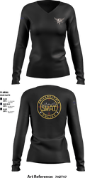 Philadelphia Police SWAT 84956404 Women's Long Sleeve V-neck Shirt - 1