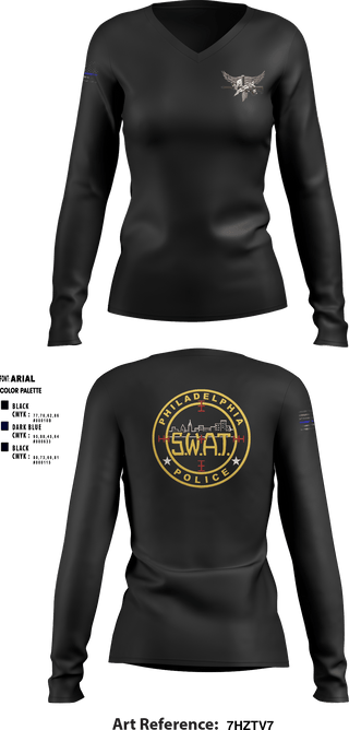 Women's Long Sleeve Vneck Shirt, , , Teamtime, Team time, sublimation, custom sports apparel, team uniforms, spirit wear, spiritwear, sports uniforms, custom shirts, team store, custom team store, fundraiser sports, apparel fundraiser