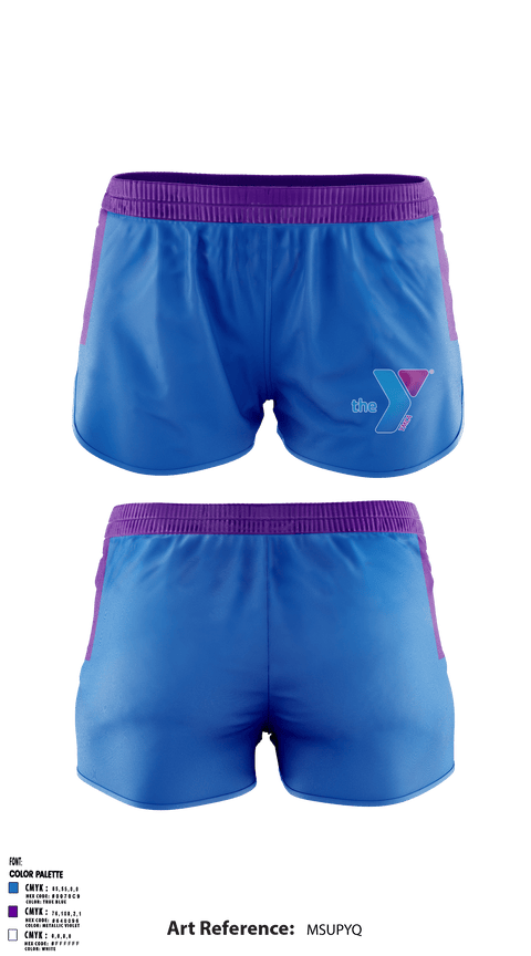 Women's Shorts, Park South Family YMCA, Spirit Store, Teamtime, Team time, sublimation, custom sports apparel, team uniforms, spirit wear, spiritwear, sports uniforms, custom shirts, team store, custom team store, fundraiser sports, apparel fundraiser