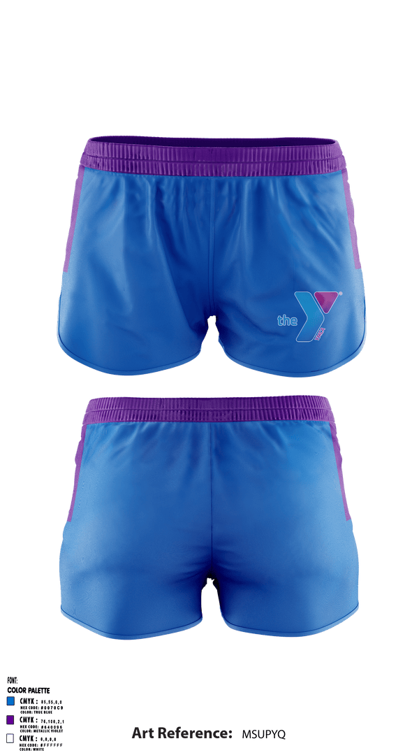 Women's Shorts, Park South Family YMCA, Spirit Store, Teamtime, Team time, sublimation, custom sports apparel, team uniforms, spirit wear, spiritwear, sports uniforms, custom shirts, team store, custom team store, fundraiser sports, apparel fundraiser