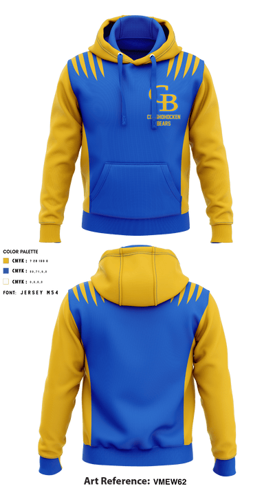 Conshohocken Youth Football 65509464 Hoodie - 4