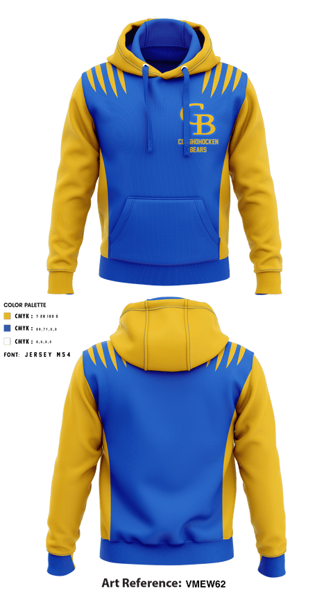 Hoodie, Conshohocken Youth Football, Football, Teamtime, Team time, sublimation, custom sports apparel, team uniforms, spirit wear, spiritwear, sports uniforms, custom shirts, team store, custom team store, fundraiser sports, apparel fundraiser