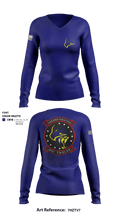 HSC-12 78578073 Women's Long Sleeve V-neck Shirt - 1