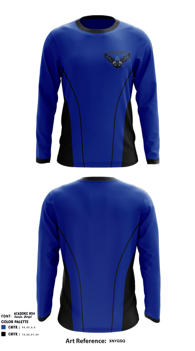 Coral Acadamy 17914225 Long Sleeve Performance Shirt - 8