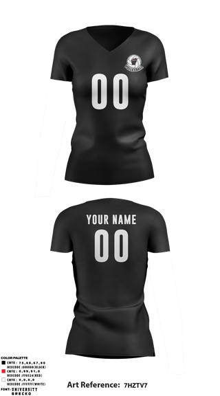 Women's Short Sleeve Vneck Shirt, Weaver Bearcats, Women's Volleyball, Teamtime, Team time, sublimation, custom sports apparel, team uniforms, spirit wear, spiritwear, sports uniforms, custom shirts, team store, custom team store, fundraiser sports, apparel fundraiser