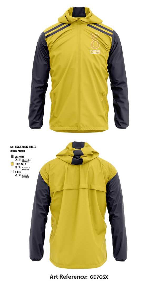 Windbreaker, Electrics, Baseball, Teamtime, Team time, sublimation, custom sports apparel, team uniforms, spirit wear, spiritwear, sports uniforms, custom shirts, team store, custom team store, fundraiser sports, apparel fundraiser