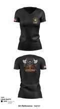 Corpus Christi Viking 49302040 Women's Short Sleeve V-neck Shirt - 1