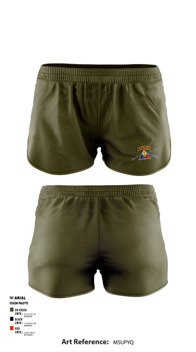 C Co, 2-70th AR, 2 ABCT, 1 ID 35817119 Ranger Panties - 1
