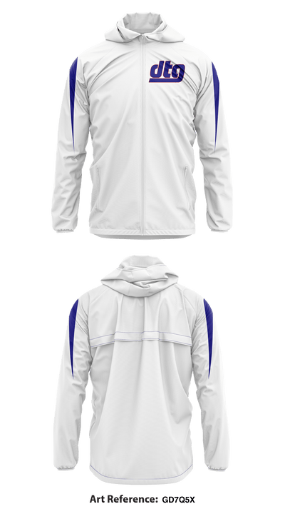 Downtown Giants Youth Football 68980247 Windbreaker - 5