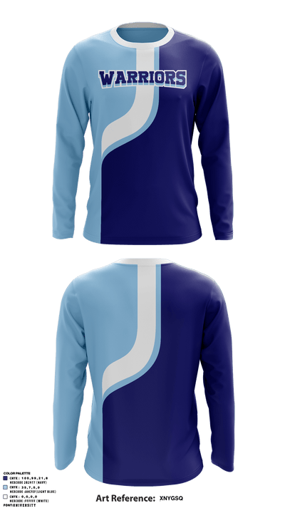 WARRIORS 31564520 Long Sleeve Performance Shirt - 1