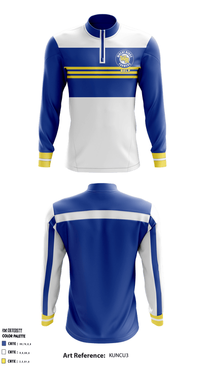 Wheat Ridge High School Golf 67472411 Quarter Zip Jacket - 1