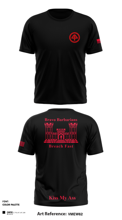 B 104th 82799853 Short Sleeve Performance Shirt - 8