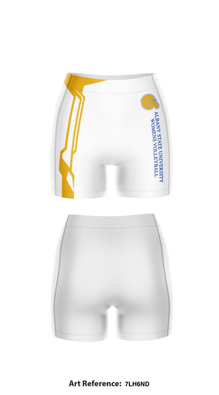 Compression Shorts, Albany State University Women's Volleyball, Women's Volleyball, Teamtime, Team time, sublimation, custom sports apparel, team uniforms, spirit wear, spiritwear, sports uniforms, custom shirts, team store, custom team store, fundraiser sports, apparel fundraiser