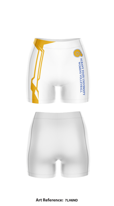 Albany State University Women's Volleyball 18785710 Compression Shorts - 1