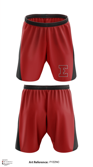 Athletic Shorts With Pockets, Elyria High School Cheer, School Spirit Store, Teamtime, Team time, sublimation, custom sports apparel, team uniforms, spirit wear, spiritwear, sports uniforms, custom shirts, team store, custom team store, fundraiser sports, apparel fundraiser