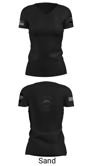Women's Short Sleeve Vneck Shirt, , Air Force, Teamtime, Team time, sublimation, custom sports apparel, team uniforms, spirit wear, spiritwear, sports uniforms, custom shirts, team store, custom team store, fundraiser sports, apparel fundraiser