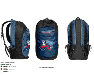 Gear Bag, Los Alamitos High School Water Polo, School Spirit Store, Teamtime, Team time, sublimation, custom sports apparel, team uniforms, spirit wear, spiritwear, sports uniforms, custom shirts, team store, custom team store, fundraiser sports, apparel fundraiser