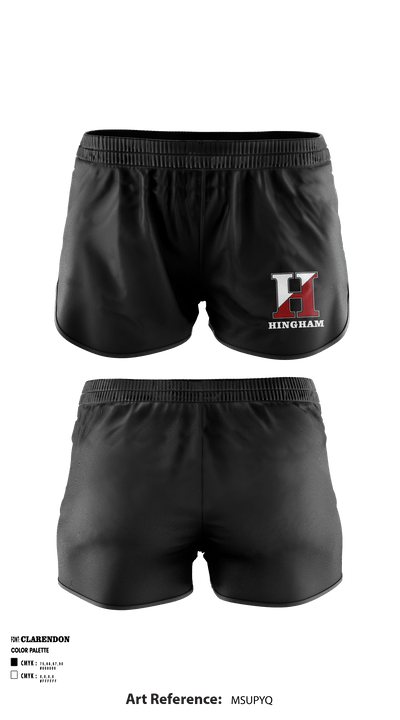 Hingham High School 58951537 Women's Shorts - 4