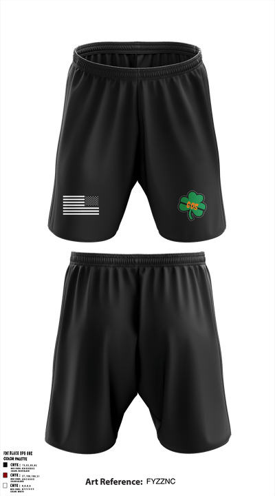 Burton Fire District Shift 1 94730632 Athletic Shorts With Pockets - 2