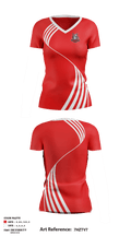 Lake Belton High School Golf 85182618 Women's Short Sleeve V-neck Shirt - 1