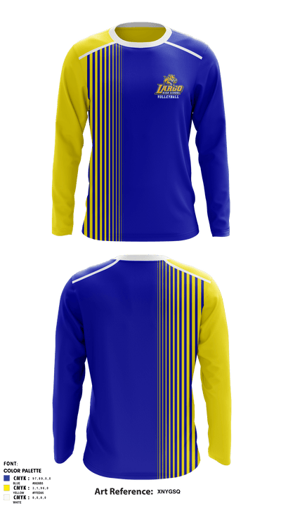 Largo High School Volleyball 90111648 Long Sleeve Performance Shirt - 1